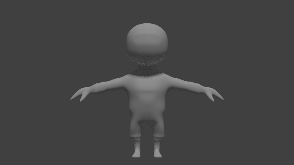 Game Character Base Mesh Rigged preview image 1